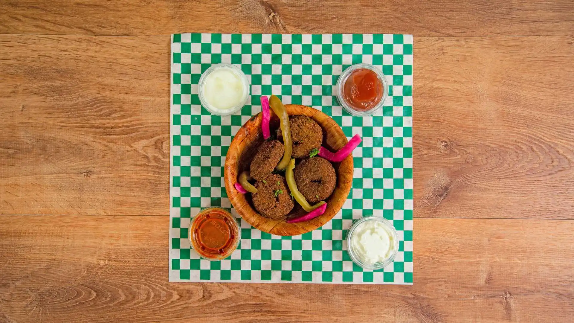 Donair platter with tabouli salad at Best Pizza & Donair Winnipeg